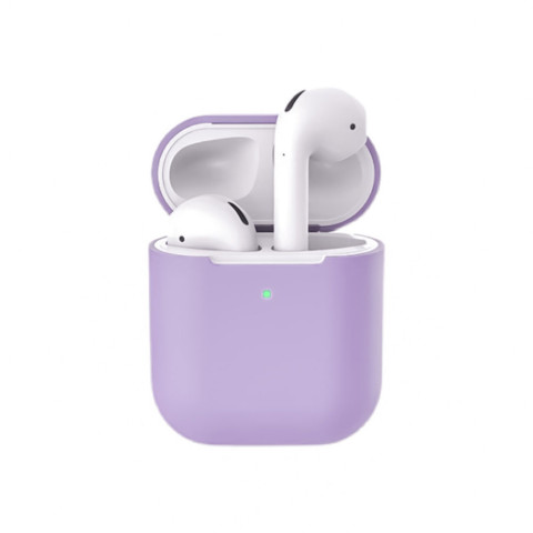 Чехол на Airpods 2 Ultra Thin Lilac cream Чехол на Airpods 2 Ultra Thin Lilac cream